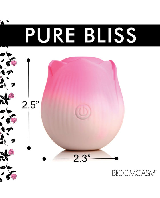 Bloomgasm Pulsing Petals Throbbing Rose Stimulator - Pink