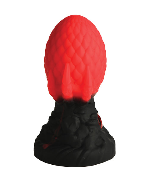 Creature Cocks - Eye of the Dragon Silicone Butt Plug - Red