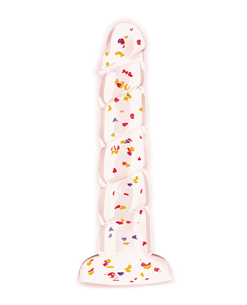 Macaroon Silicone Dildo - Yellow/Orange/Pink