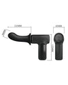 Pretty Love DJ Doctor Thrusting Gun Massager - Black