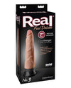 Real Feel Deluxe No. 3 7" Vibe Waterproof - Flesh