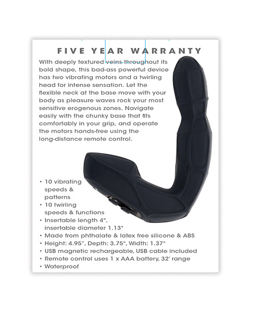 Zero Tolerance Mr. Prostate - Black