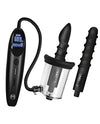 Master Series Rosebud Driller Deluxe Set Vibrating Silicone Rosebud Pump