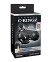 Fantasy C-Ringz Remote Controlled Vibrating Cock Blocker - Black