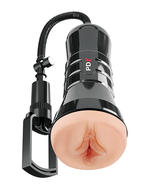 PDX Extreme Wet Pussies Super Sucker XXL Stroker - Light