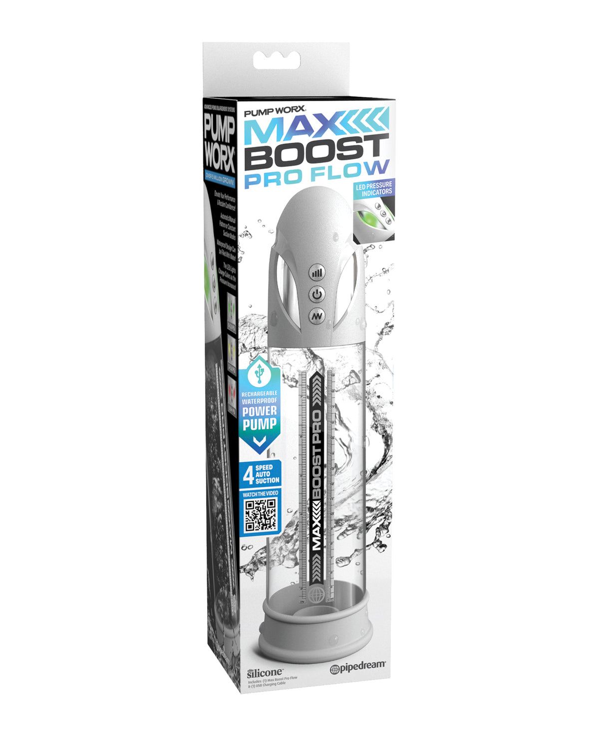 Pump Worx Max Boost Pro - White/Clear