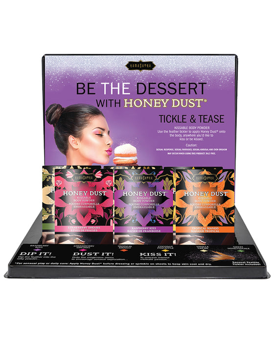 Kama Sutra Honey Dust Display - 1 oz Display of 12