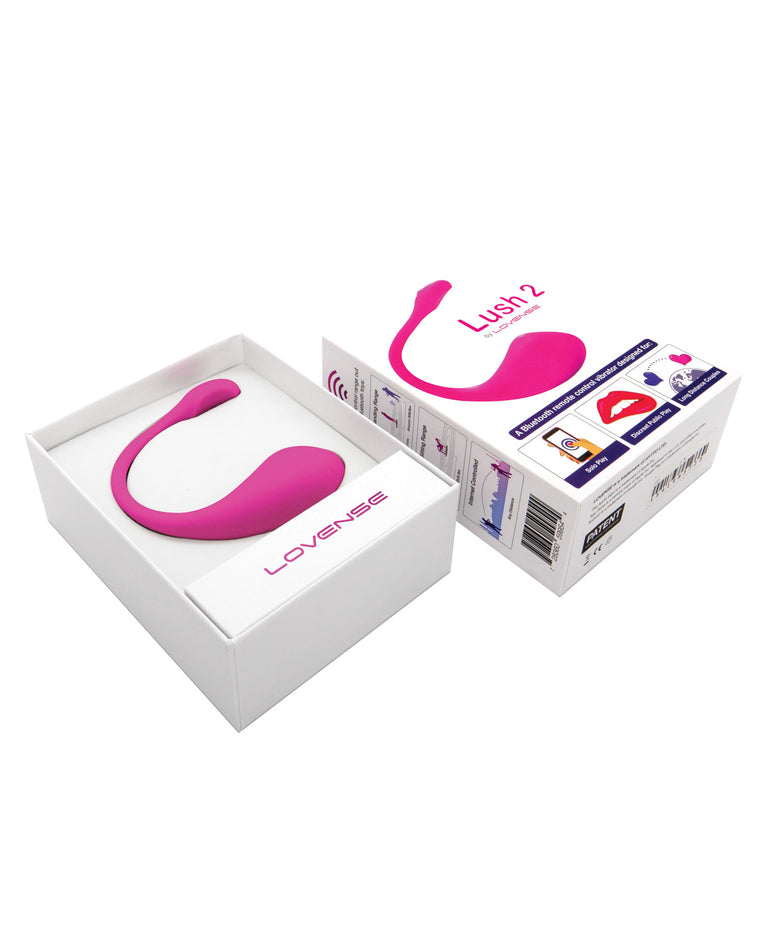 Lovense Lush 2.0 Sound Activated Vibrator - Pink
