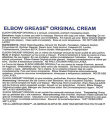  Elbow Grease Original Cream - 15 oz Jar