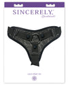 Sincerely Lace Strap-On - Black