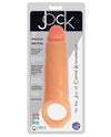 Curve Toys Jock Enhancer 2" Extender w/Ball Strap - Vanilla