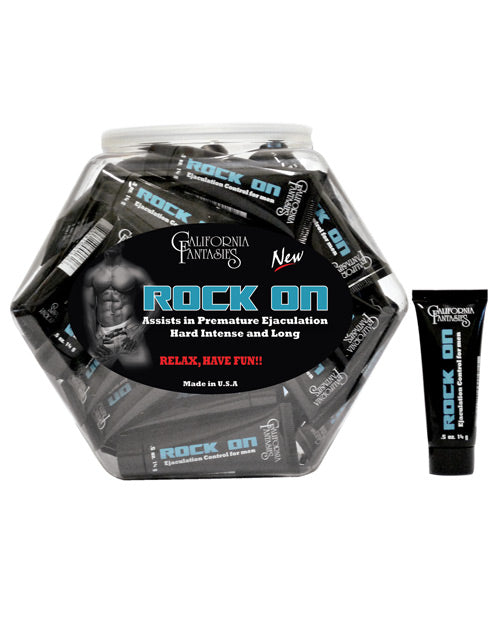 Rock On Ejaculation Control for Men - .05 oz Tube Bowl of 36