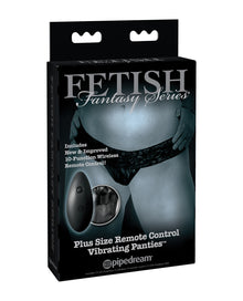  Fetish Fantasy Limited Edition Remote Control Vibrating Panties - Plus Size