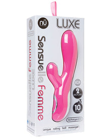  Nu Sensuelle Femme Luxe 10 Fun Rabbit Massager - Pink