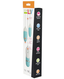 GigaLuv Dual Vibra Bullets - 10 Functions Tiffany Blue