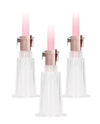 Shots Pumped Clitoral & Nipple Pump Set - Medium Rose Gold