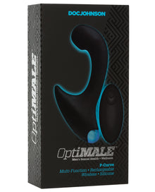  OptiMale Vibrating P Massager w/Wireless Remote - Black