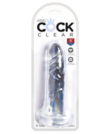  King Cock Clear 6" Cock