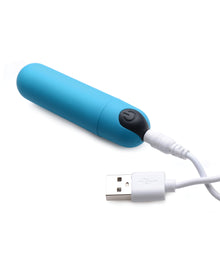  Bang! Vibrating Bullet w/ Remote Control - Blue