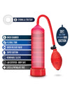 Blush Performance VX101 Male Enhancement Pump - Red