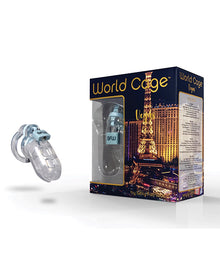  World Cage Vegas Male Chastity Kit - Medium 85 mm x 38 mm