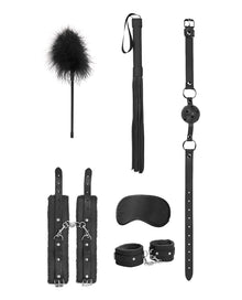  Shots Ouch Beginners Bondage Kit - Black