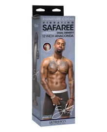  Signature Cocks ULTRASKYN 12" Cock Vibrating w/ Vac-U-Lock Suction Cup - Safaree Samuels Anaconda