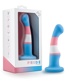  Blush Avant P2 Transgender Pride Silicone Dong - True Blue