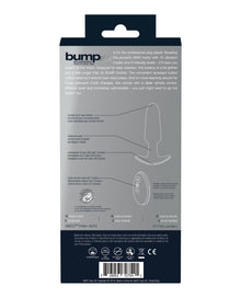  VeDO Bump Plus Rechargeable Remote Control Anal Vibe - Just Black