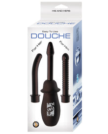  His & Hers Easy To Use Douche - Black
