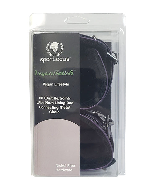 Spartacus Galaxy Legend Faux Leather Wrist Restraints - Purple