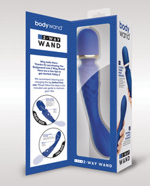  XGen Bodywand Luxe 2 Way Wand Head Massager - Blue
