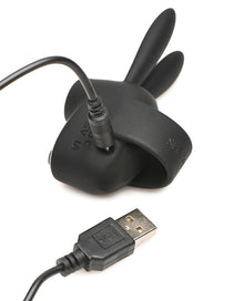 Shegasm Sucky Bunny Clit Stimulator - Black