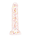 Macaroon Silicone Dildo - Yellow/Orange/Pink