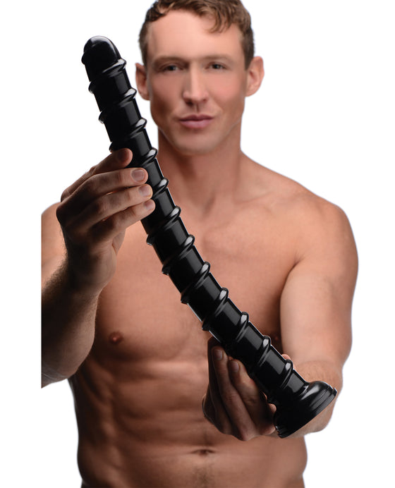 Hosed 18" Long 2" Swirl Hose - Black