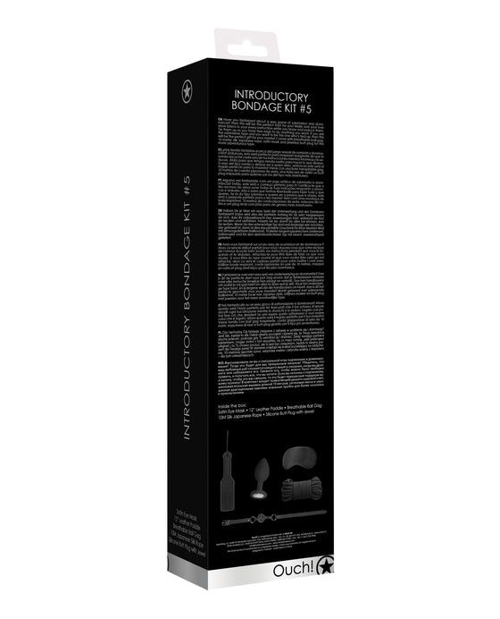 Shots Ouch Introductory Bondage Kit #5 - Black