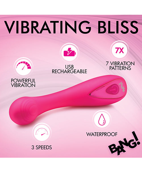 Bang! G-Spot Silicone Vibrator - Pink