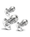 Master Series - Dicked Clear Hollow Anal Plug 3 pc Set