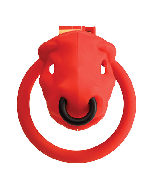 Master Series Bull Chastity Cage - Red
