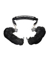 Master Series Furry Handcuffs w/Handle