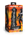Creature Cocks Stallion 1.5" Silicone Penis Extension - Black/Silver - Extra Large