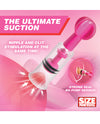 Size Matters MAXtwist Clit & Nipple Triple Sucker Set - Pink