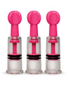 Size Matters MAXtwist Clit & Nipple Triple Sucker Set - Pink