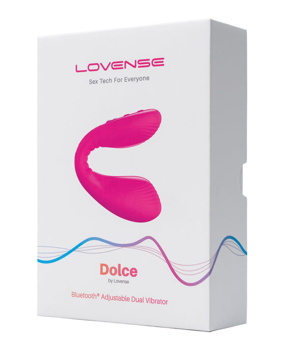 Lovense Dolce (Previously Quake) Adjustable Dual Stimulator - Pink