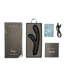  Je Joue Hera Flex Rabbit Vibrator - Black