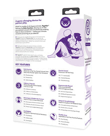  Together Female Intimacy Vibe w/Remote - Purple