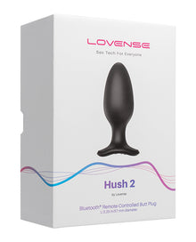  Lovense Hush 2 2.25" Butt Plug - Black