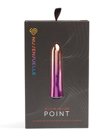  Nu Sensuelle Aluminium Point Rechargeable Bullet - Multicolor