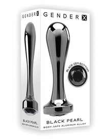  Gender X Black Pearl Plug - Black
