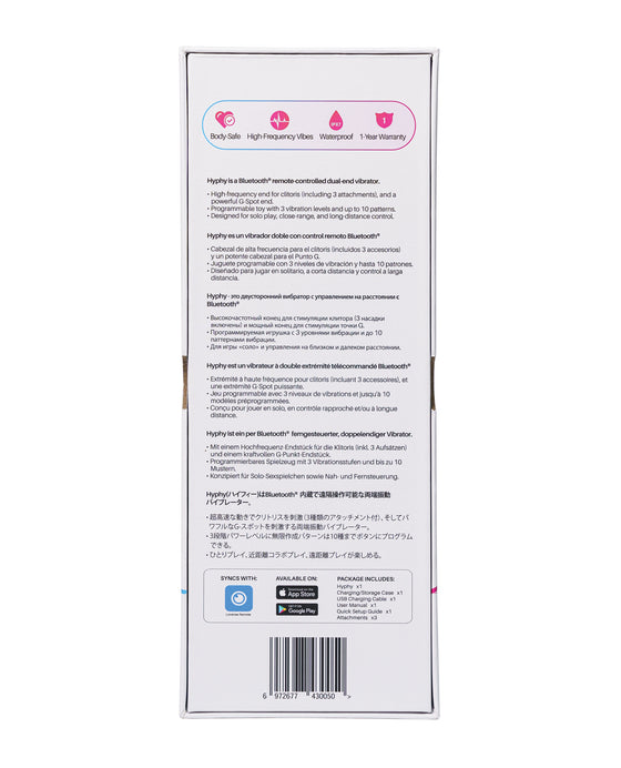 Lovense Hyphy Hi-Frequency Stimulator - Purple